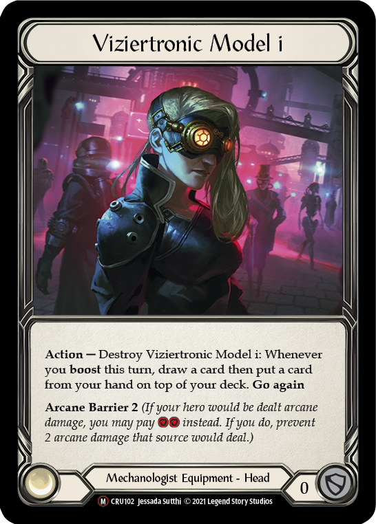Viziertronic Model i (Rainbow Foil) [CRU102-RF] Unlimited Rainbow Foil | Webway Games