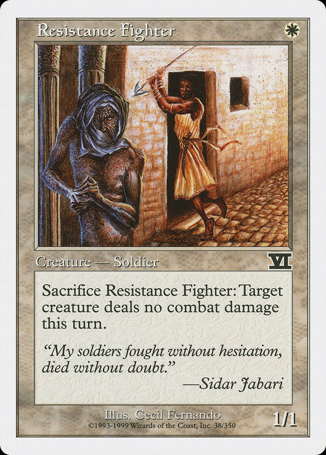 Resistance Fighter [Classic Sixth Edition] | Webway Games