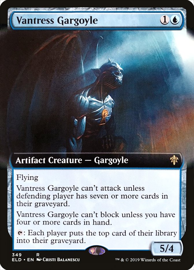 Vantress Gargoyle (Extended Art) [Throne of Eldraine] | Webway Games