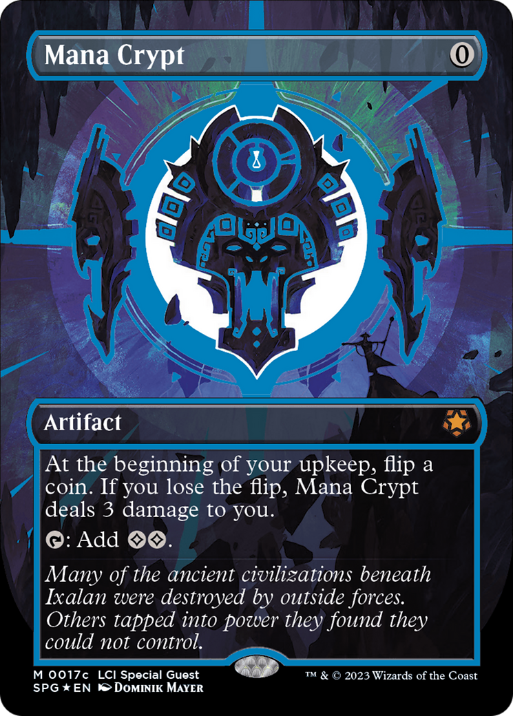Mana Crypt (0017c) (Borderless) [The Lost Caverns of Ixalan Special Guests] | Webway Games