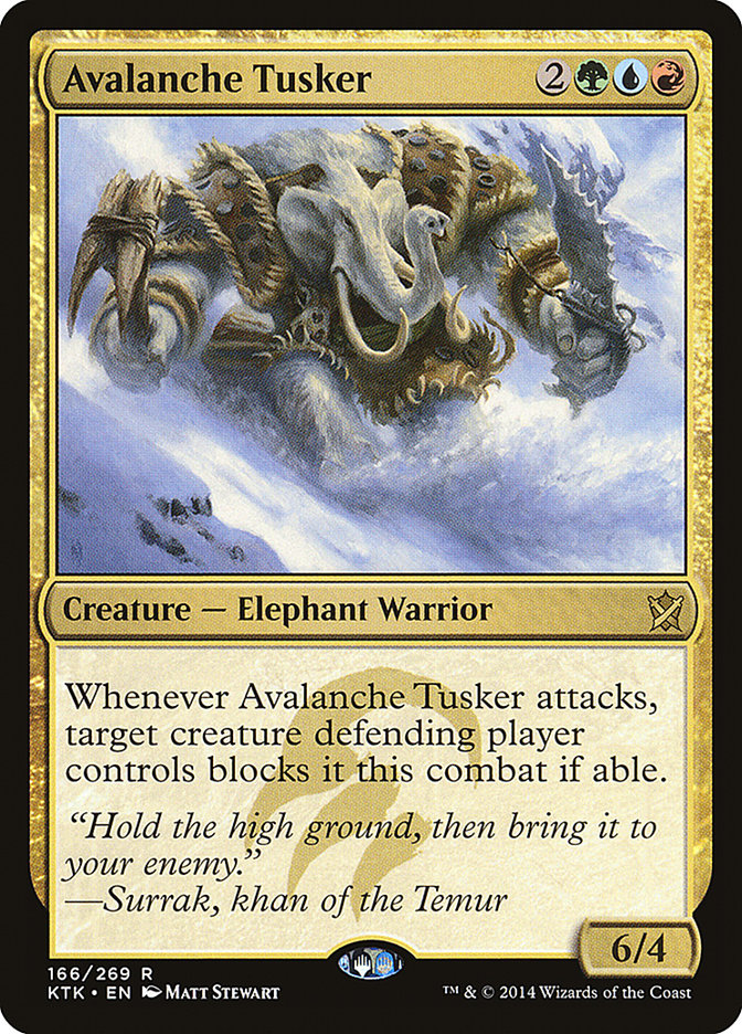 Avalanche Tusker [Khans of Tarkir] | Webway Games