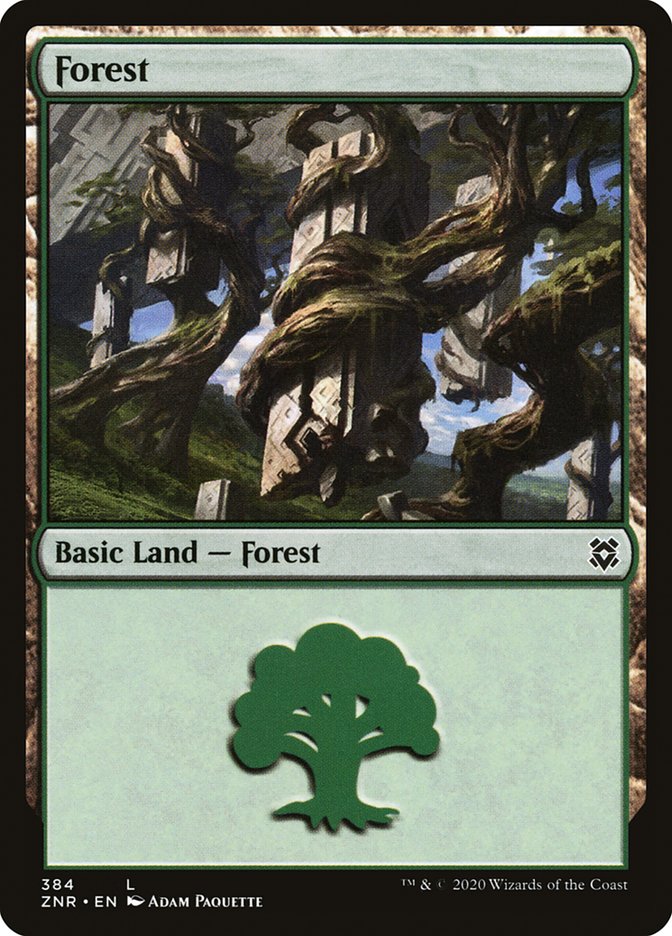 Forest (384) [Zendikar Rising] | Webway Games