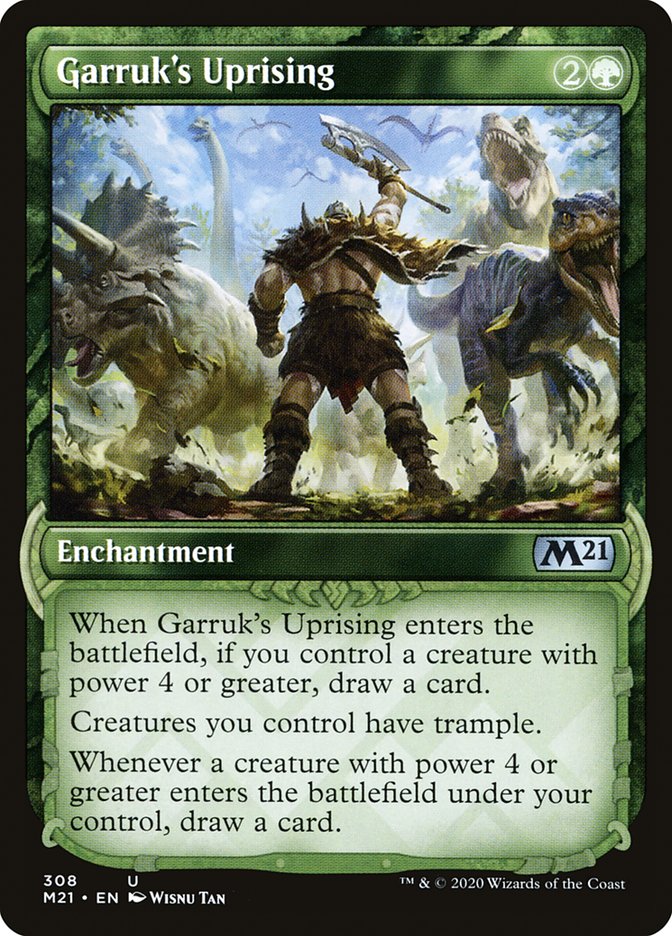 Garruk's Uprising (Showcase) [Core Set 2021] | Webway Games