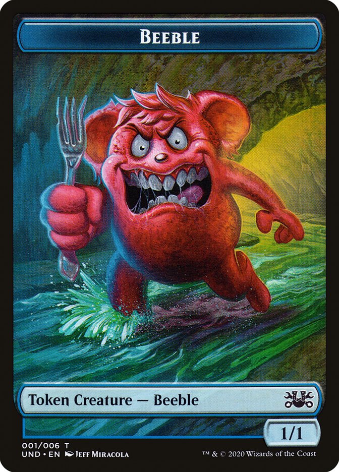 Beeble // Dragon Double-sided Token [Unsanctioned Tokens] | Webway Games