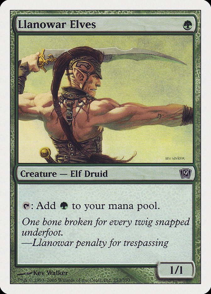 Llanowar Elves [Ninth Edition] | Webway Games
