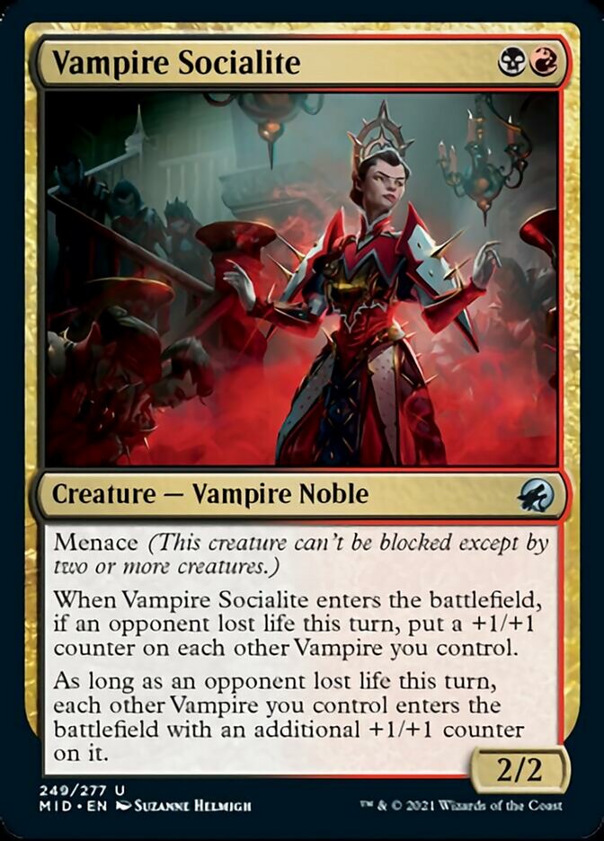 Vampire Socialite [Innistrad: Midnight Hunt] | Webway Games