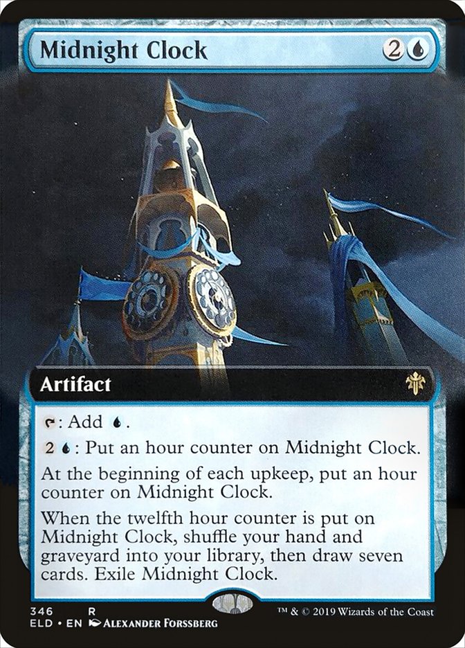Midnight Clock (Extended Art) [Throne of Eldraine] | Webway Games