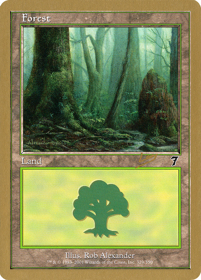 Forest (rl329) (Raphael Levy) [World Championship Decks 2002] | Webway Games