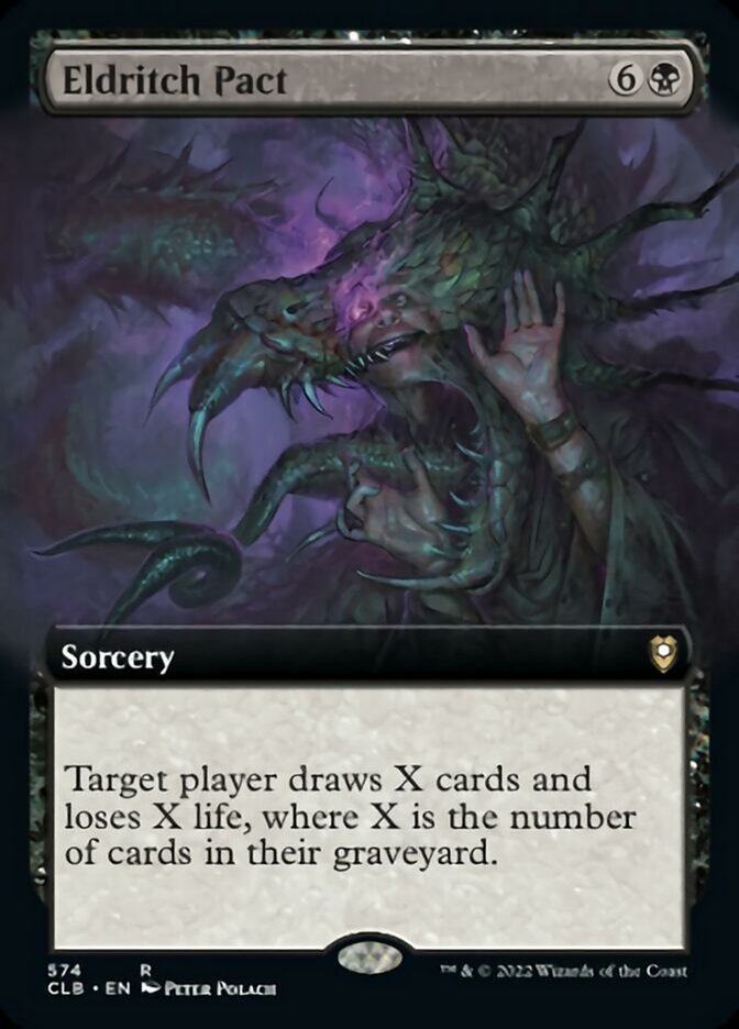 Eldritch Pact (Extended Art) [Commander Legends: Battle for Baldur's Gate] | Webway Games