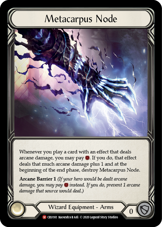 Metacarpus Node [CRU161] 1st Edition Cold Foil | Webway Games