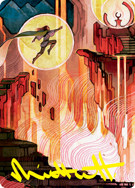 Thrill of Possibility Art Card (Gold-Stamped Signature) [Strixhaven: School of Mages Art Series] | Webway Games