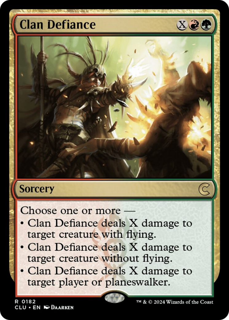 Clan Defiance [Ravnica: Clue Edition] | Webway Games