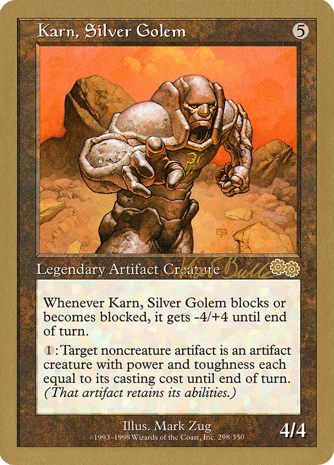 Karn, Silver Golem (Kai Budde) [World Championship Decks 1999] | Webway Games