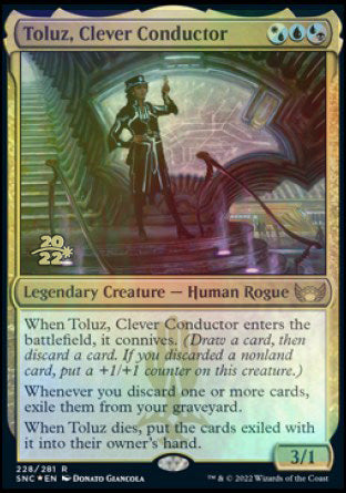 Toluz, Clever Conductor [Streets of New Capenna Prerelease Promos] | Webway Games