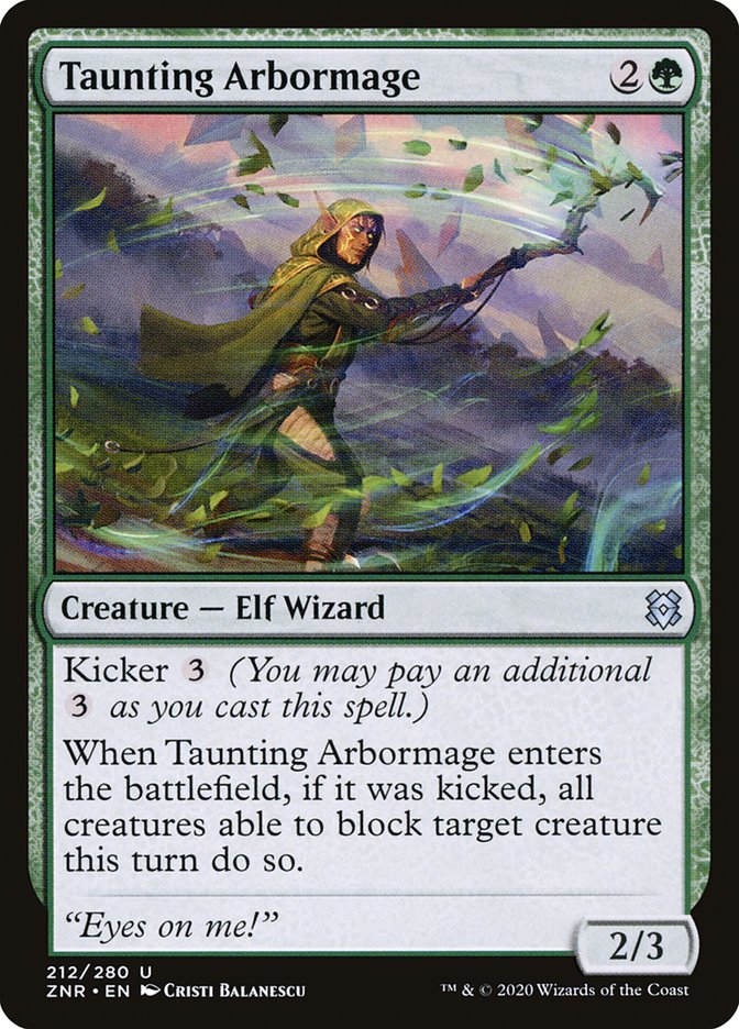 Taunting Arbormage [Zendikar Rising] | Webway Games