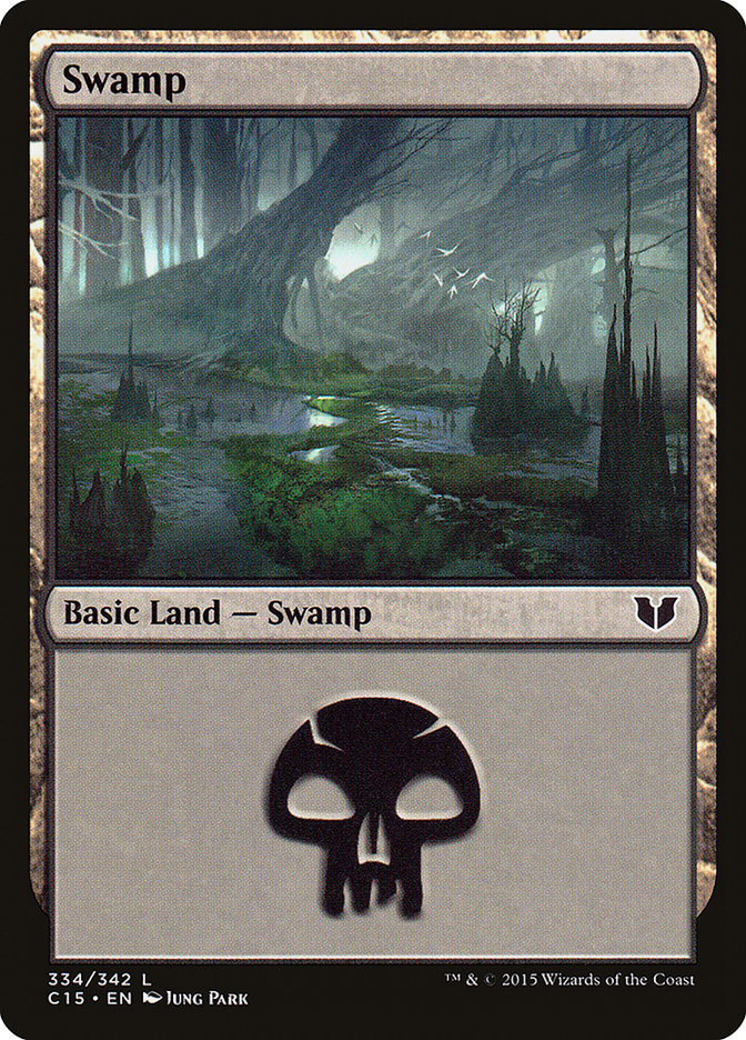 Swamp (#334) [Commander 2015] | Webway Games