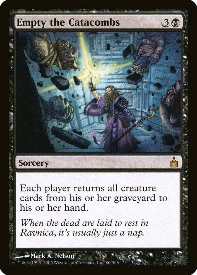 Empty the Catacombs [Ravnica: City of Guilds] | Webway Games