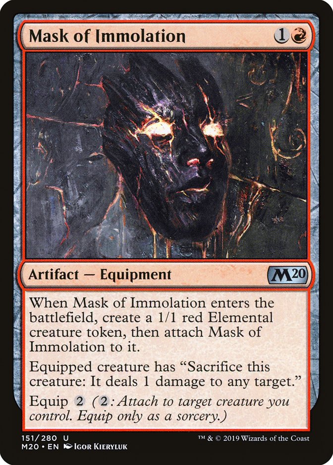 Mask of Immolation [Core Set 2020] | Webway Games