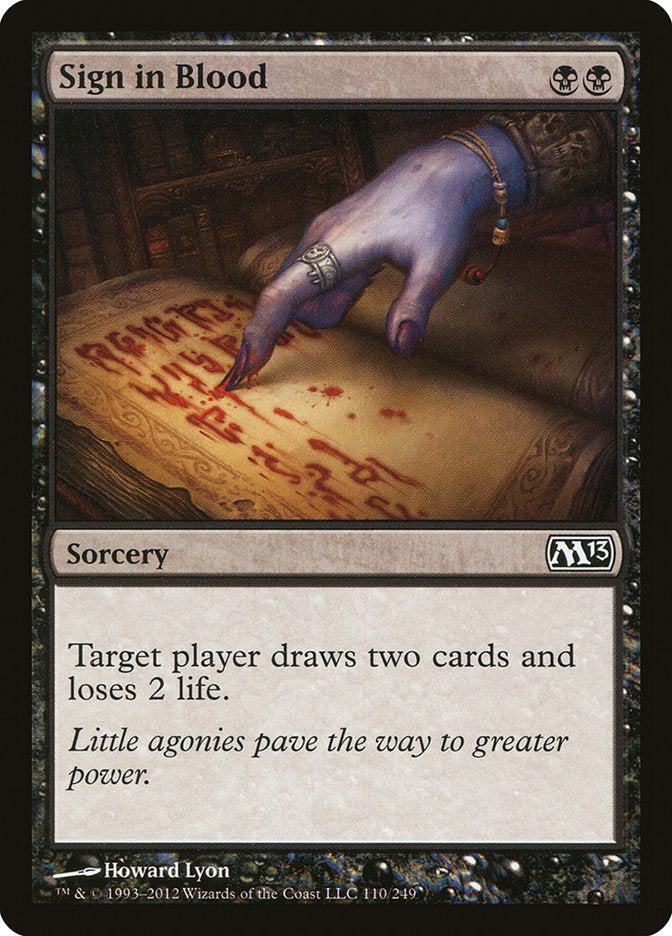 Sign in Blood [Magic 2013] | Webway Games