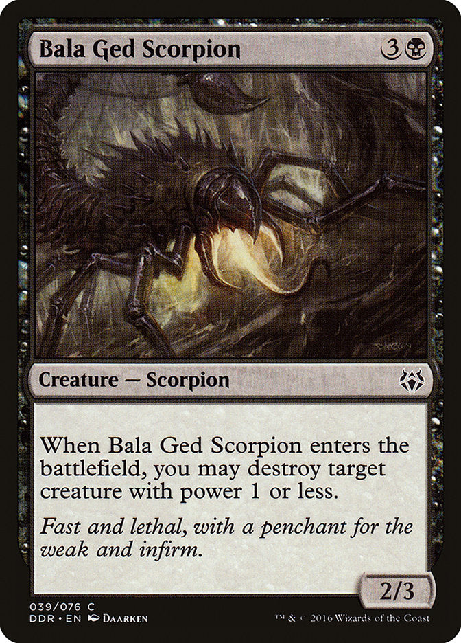 Bala Ged Scorpion [Duel Decks: Nissa vs. Ob Nixilis] | Webway Games