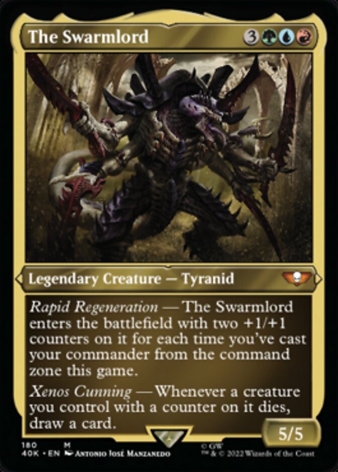 The Swarmlord (Display Commander) (Surge Foil) [Warhammer 40,000] | Webway Games