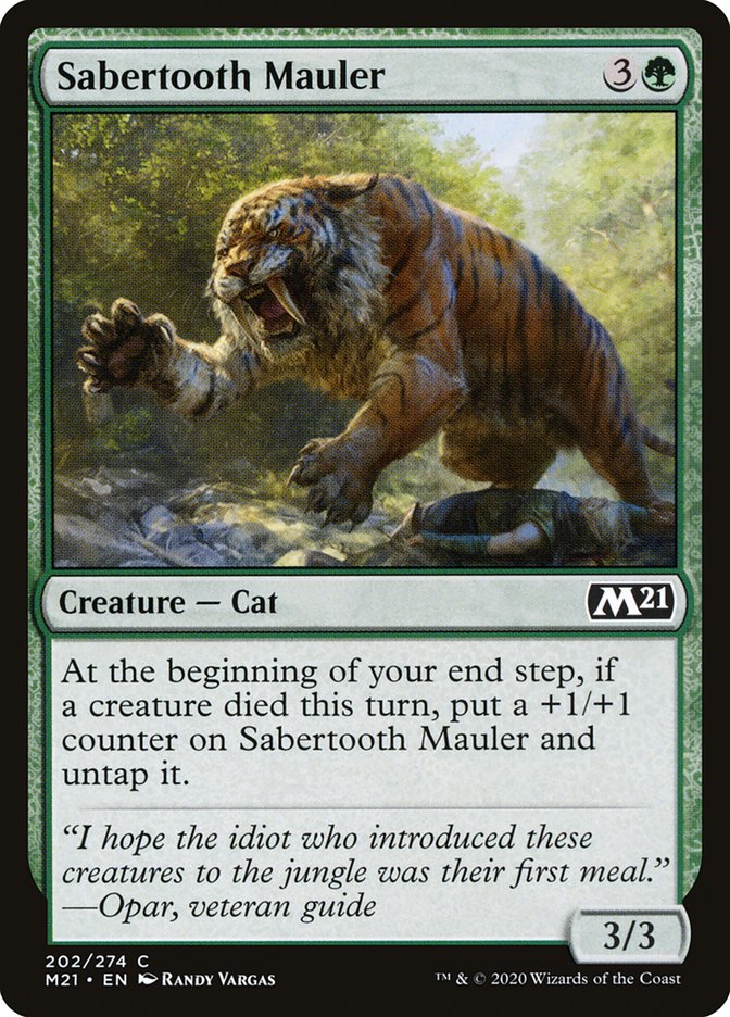 Sabertooth Mauler [Core Set 2021] | Webway Games