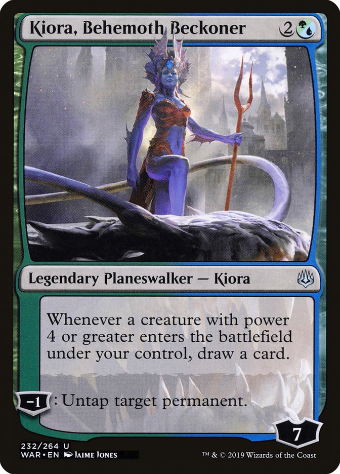 Kiora, Behemoth Beckoner [War of the Spark] | Webway Games