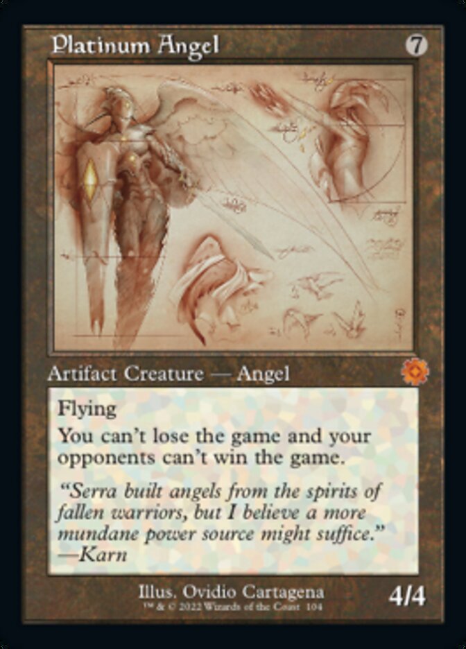 Platinum Angel (Retro Schematic) [The Brothers' War Retro Artifacts] | Webway Games