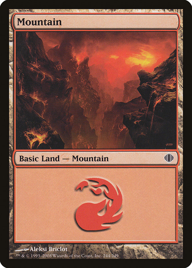 Mountain (#244) [Shards of Alara]