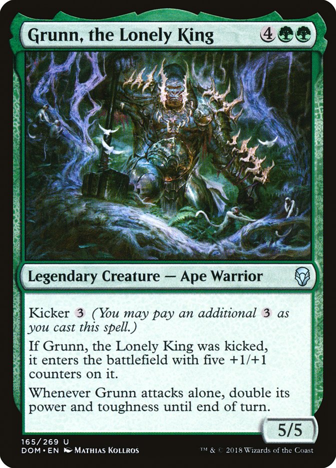 Grunn, the Lonely King [Dominaria] | Webway Games