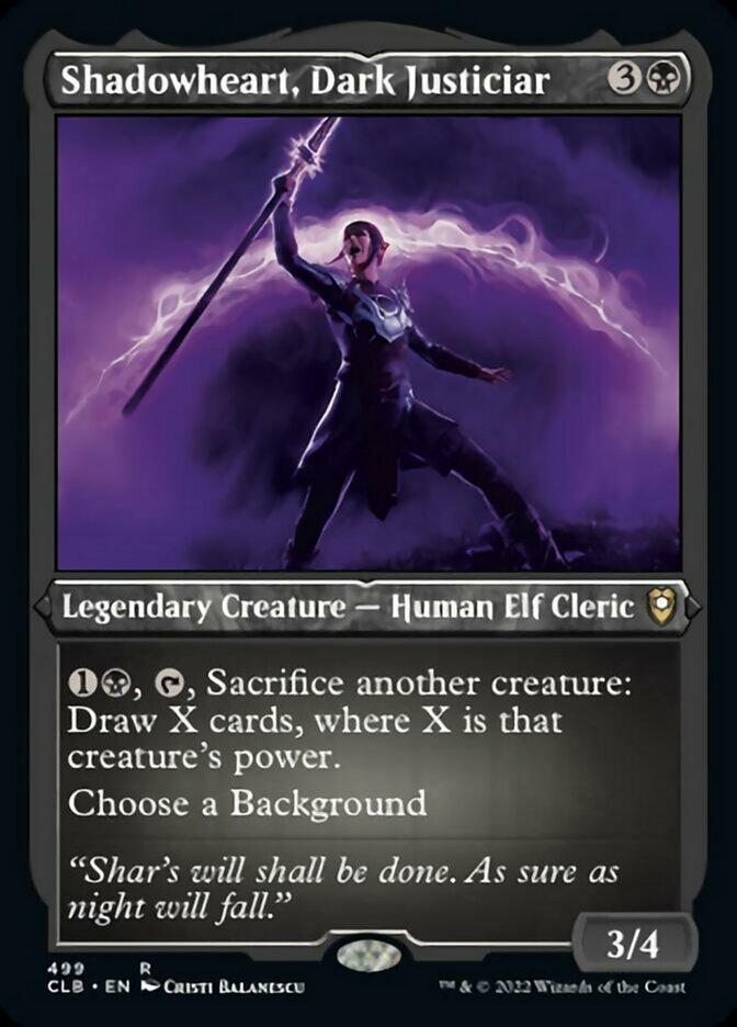 Shadowheart, Dark Justiciar (Foil Etched) [Commander Legends: Battle for Baldur's Gate] | Webway Games