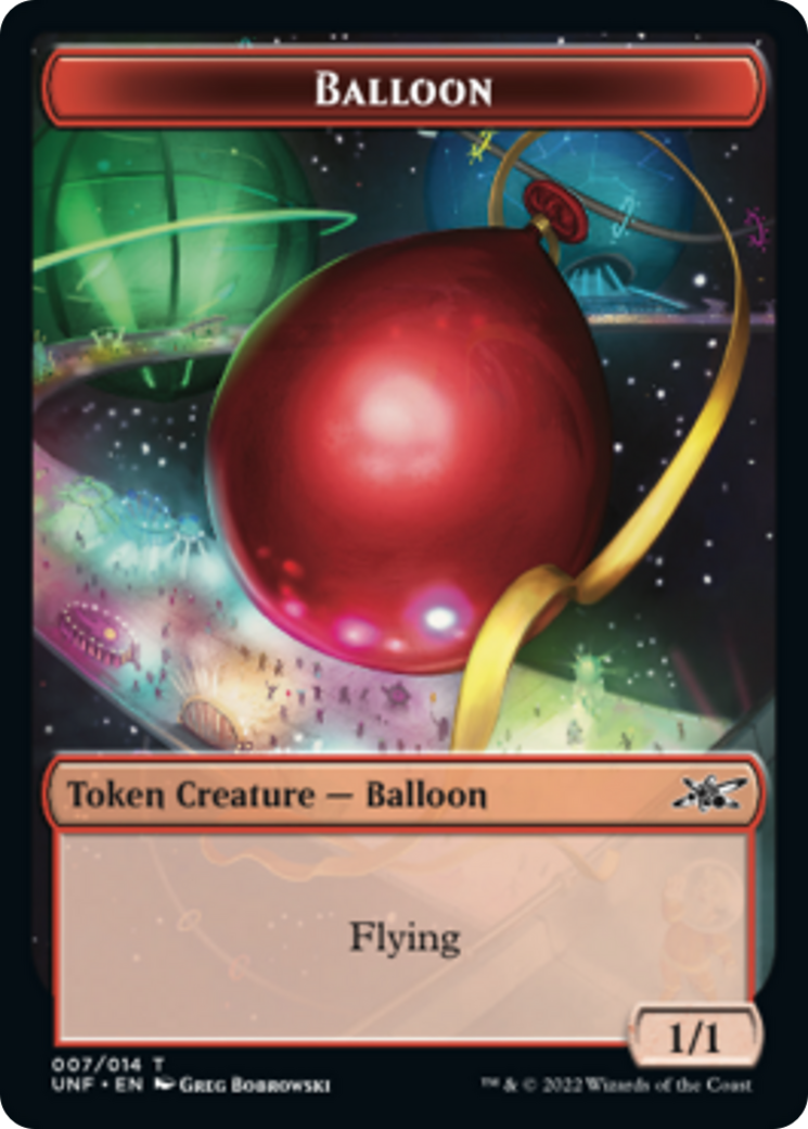 Cat // Balloon Double-sided Token [Unfinity Tokens] | Webway Games