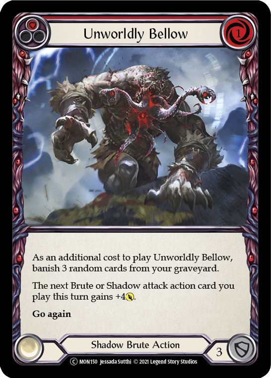 Unworldly Bellow (Red) [U-MON150] Unlimited Normal | Webway Games