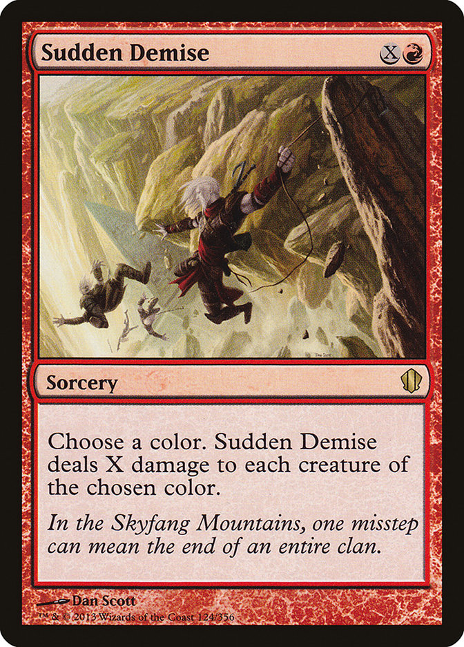 Sudden Demise [Commander 2013] | Webway Games