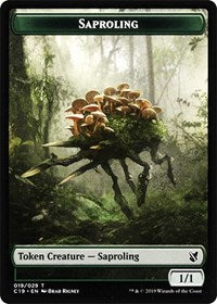 Saproling // Manifest Double-sided Token [Commander 2019 Tokens] | Webway Games