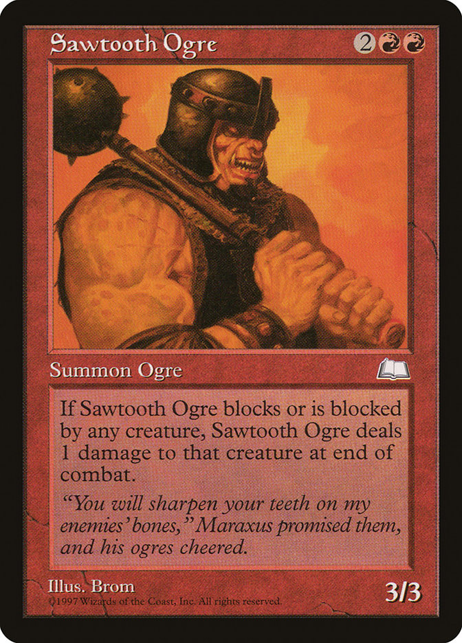 Sawtooth Ogre [Weatherlight] | Webway Games