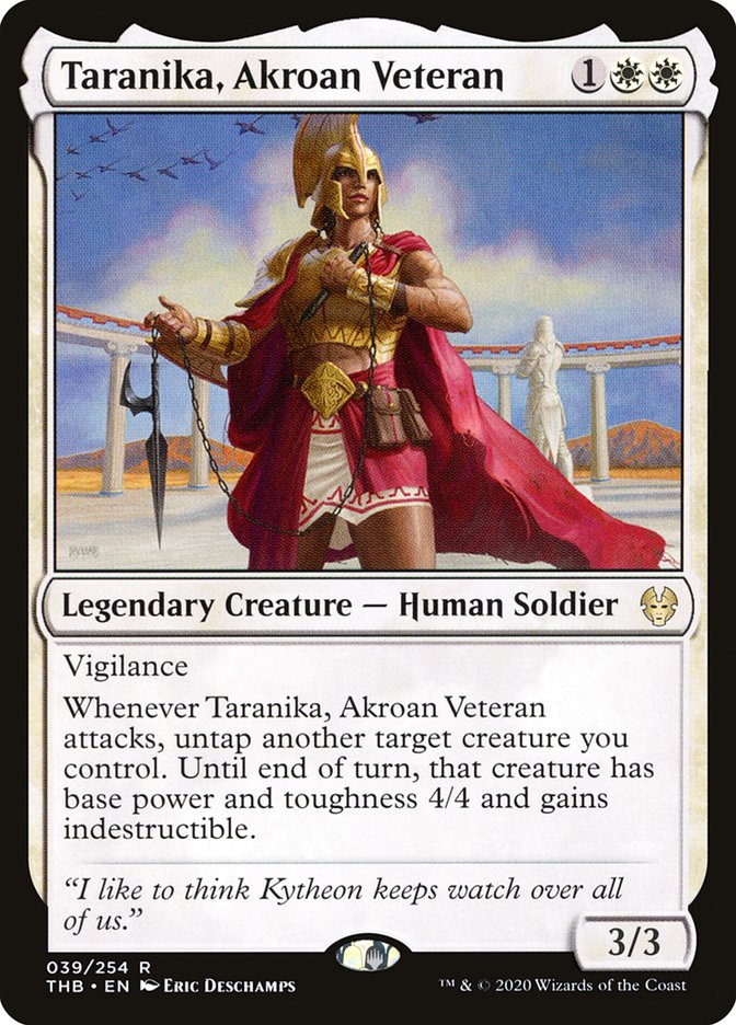 Taranika, Akroan Veteran [Theros Beyond Death] | Webway Games