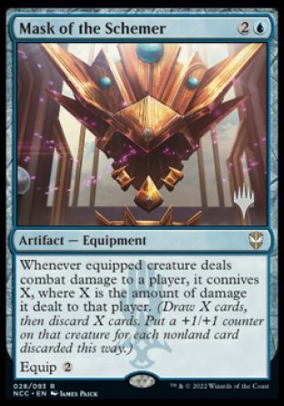 Mask of the Schemer (Promo Pack) [Streets of New Capenna Commander Promos] | Webway Games
