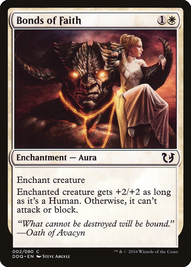 Bonds of Faith [Duel Decks: Blessed vs. Cursed] | Webway Games