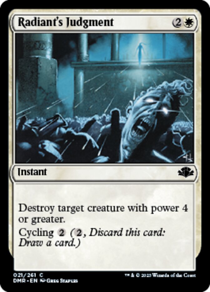 Radiant's Judgment [Dominaria Remastered] | Webway Games