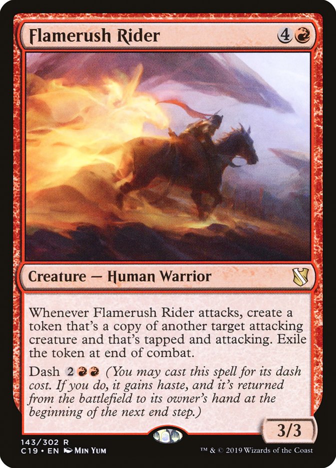 Flamerush Rider [Commander 2019] | Webway Games
