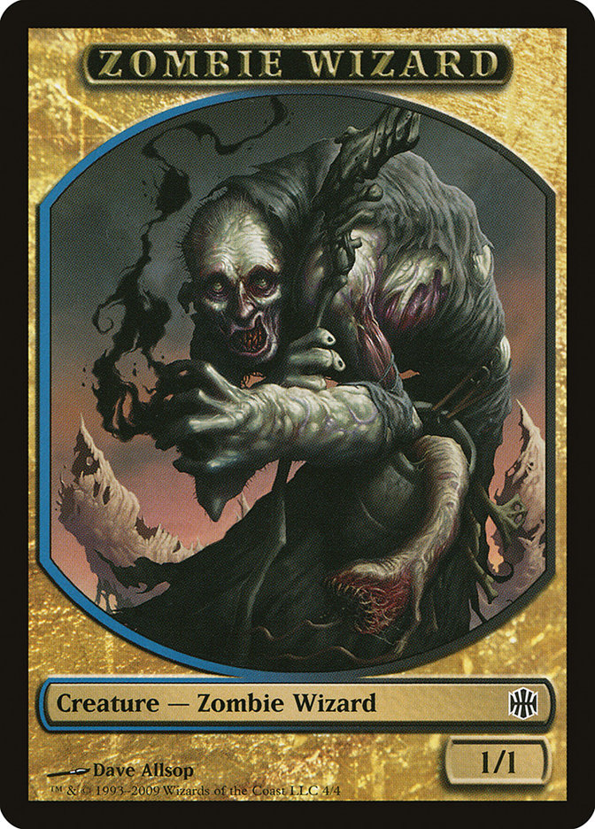 Zombie Wizard [Alara Reborn Tokens] | Webway Games
