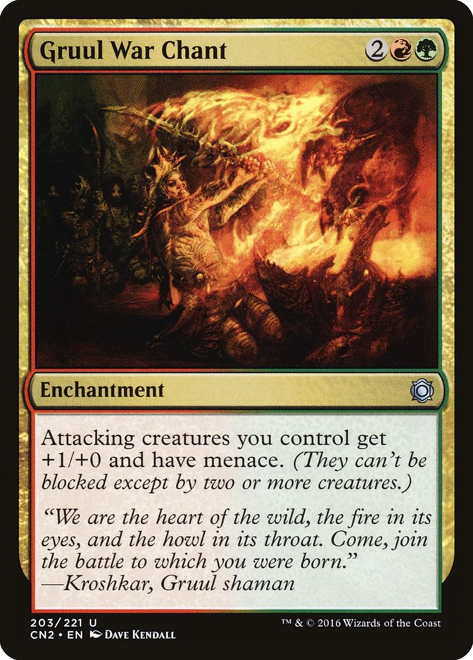 Gruul War Chant [Conspiracy: Take the Crown] | Webway Games