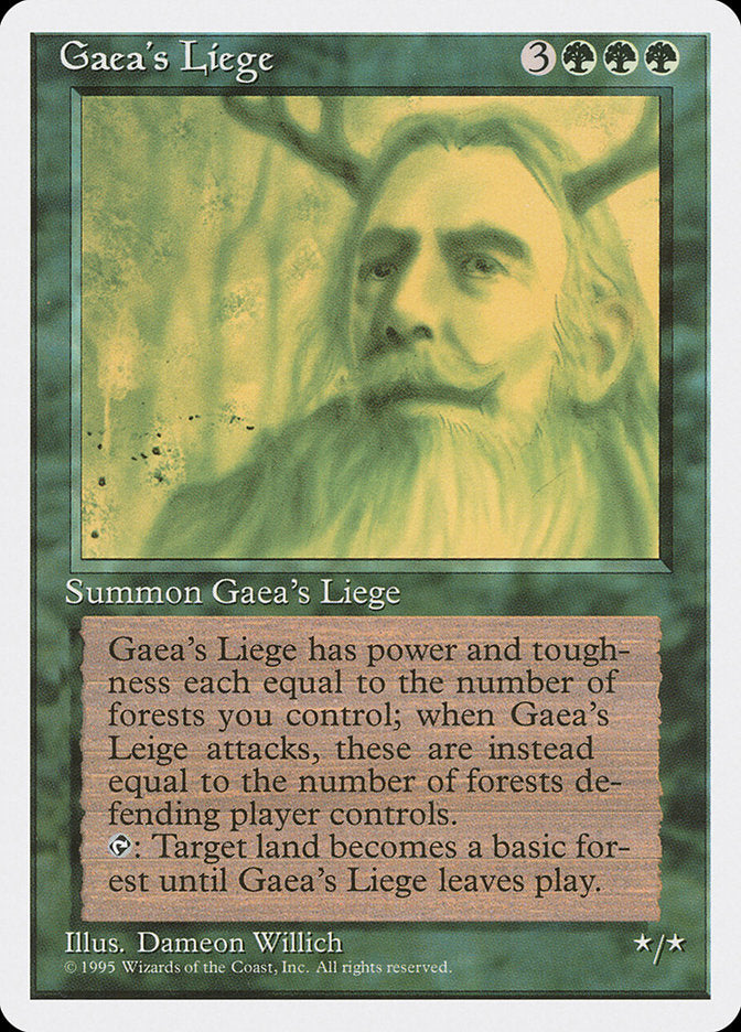 Gaea's Liege [Fourth Edition] | Webway Games