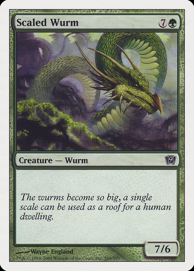 Scaled Wurm [Ninth Edition] | Webway Games