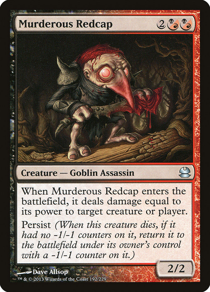 Murderous Redcap [Modern Masters] | Webway Games