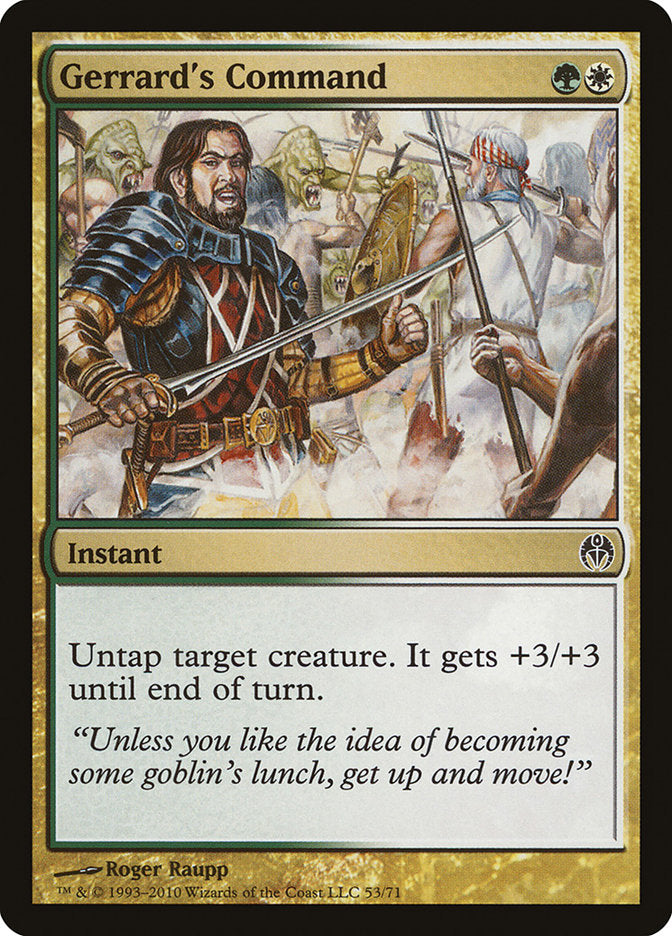 Gerrard's Command [Duel Decks: Phyrexia vs. the Coalition] | Webway Games
