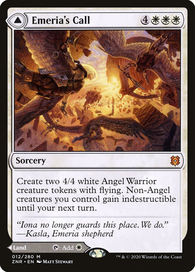 Emeria's Call // Emeria, Shattered Skyclave [Zendikar Rising] | Webway Games