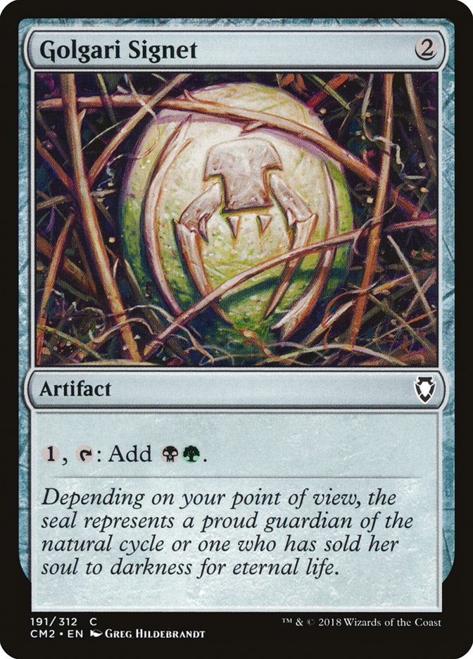 Golgari Signet (191/312) [Commander Anthology Volume II] | Webway Games