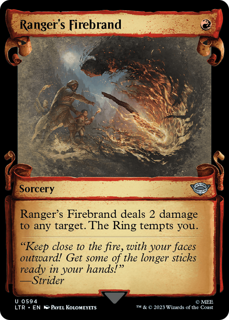 Ranger's Firebrand [The Lord of the Rings: Tales of Middle-Earth Showcase Scrolls] | Webway Games